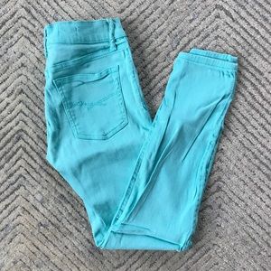 Gap Turquoise Legging Jeans